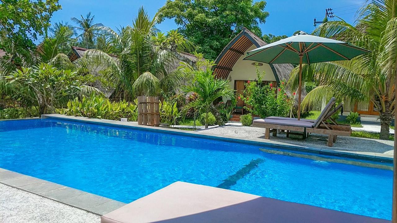 Salili Bungalow Gili Air Eksteriør bilde